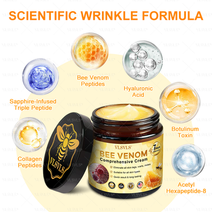 Made and Shipped from USA 🌟🌟VLSVLS® Bee Venom Comprehensive Cream  LAST DAY 80% OFF(Sagging Skin, Fine Lines, Loss of Firmness, Flat Bust, Drooping Hips, and More)